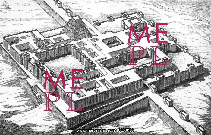 : ancient world, Assyria, architecture, palace : ancient world, Assyria, architecture, palace