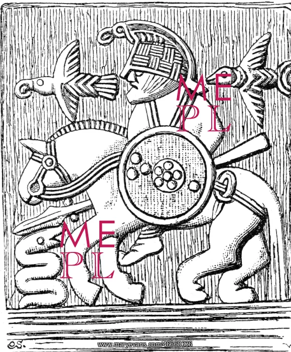 : ancient world, Germanics, North warrior, wood : ancient world, Germanics, North warrior, wood