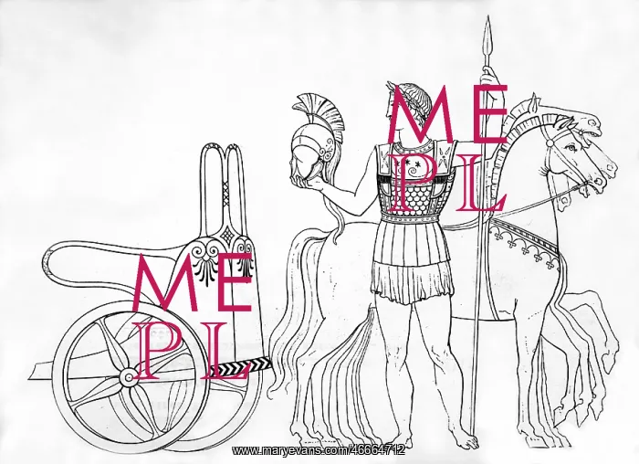 : ancient world, Greece, military, warrior with : ancient world, Greece, military, warrior with