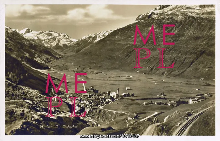 : Andermatt and the Furka Pass, Switzerland : Andermatt and the Furka Pass, Switzerland