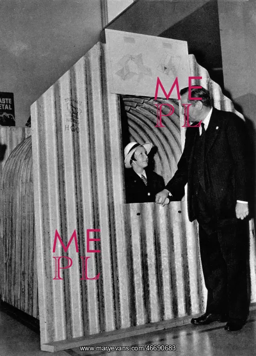 : Anderson Shelter on Display in New York : Anderson Shelter on Display in New York