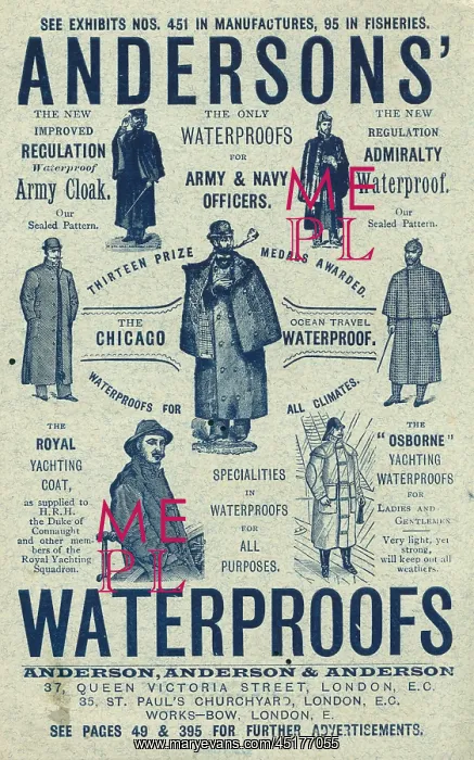 : Andersons Waterproofs Advertisement : Andersons Waterproofs Advertisement