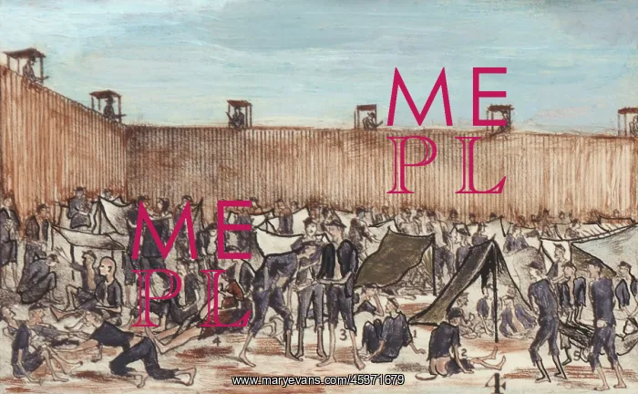  : Andersonville Prison. A corner of the stockade
