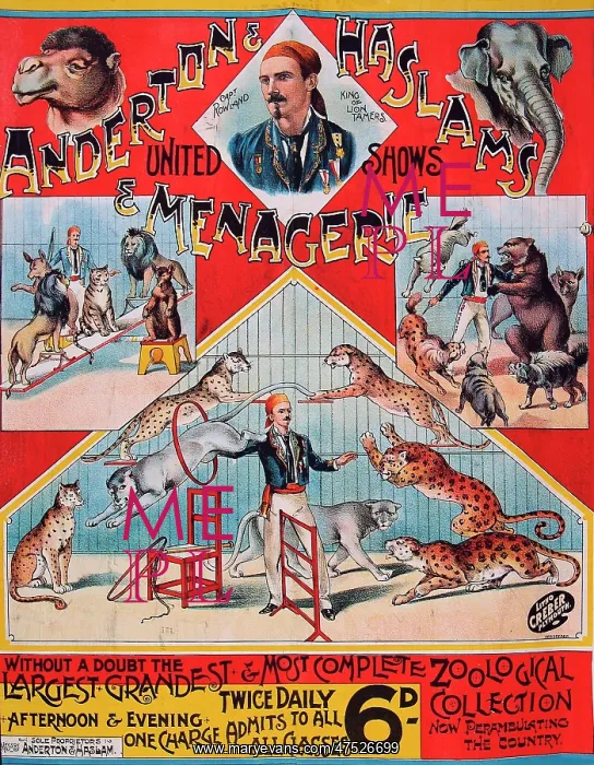  : Anderton and Haslam's Menagerie