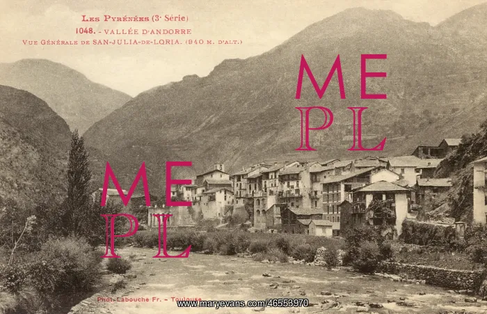  : Andorra - General view of San-Julia-de-Loria