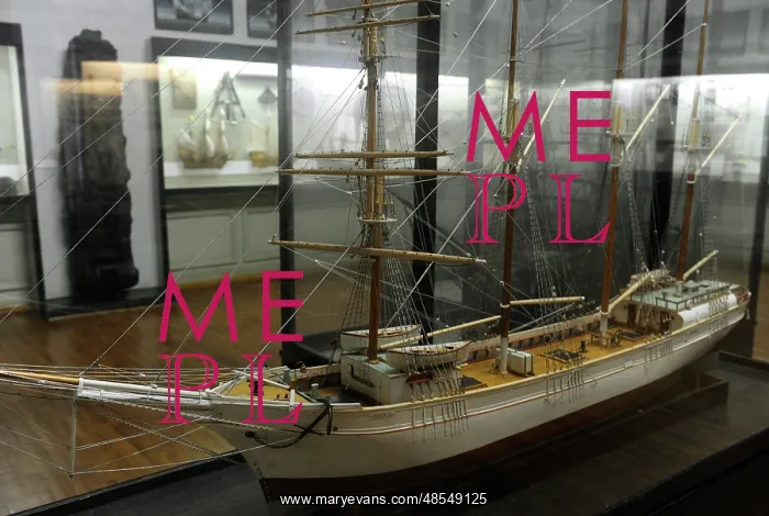 : Andreas Weide Brigantine, 1881. Model : Andreas Weide Brigantine, 1881. Model
