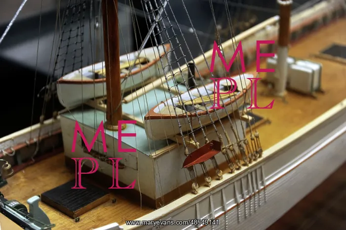 : Andreas Weide Brigantine, 1881. Model. Detail : Andreas Weide Brigantine, 1881. Model. Detail