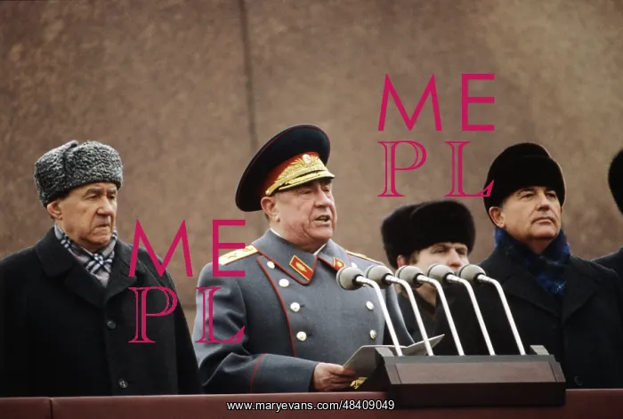 : Andrei Gromyko, Dmitry Yazov and Mikhail Gorbachev, 1987 : Andrei Gromyko, Dmitry Yazov and Mikhail Gorbachev, 1987