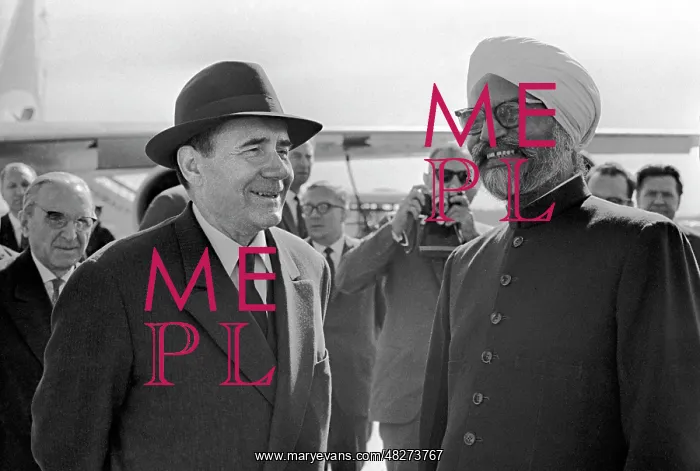 : Andrei Gromyko and Swaran Singh, 1967 : Andrei Gromyko and Swaran Singh, 1967