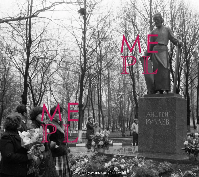 : Andrei Rublev statue unveiled : Andrei Rublev statue unveiled