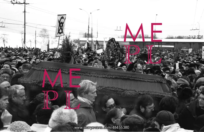 : Andrei Sakharov's funeral, 1989 : Andrei Sakharov's funeral, 1989