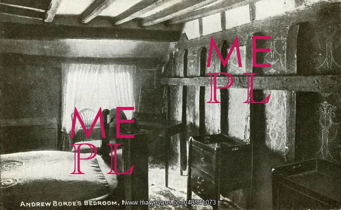 : Andrew Borde's Bedroom, Mint House, Pevensey, Sussex : Andrew Borde's Bedroom, Mint House, Pevensey, Sussex