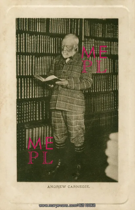 : Andrew Carnegie reading : Andrew Carnegie reading