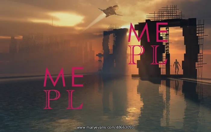 : An android walking through the ruins of a past : An android walking through the ruins of a past