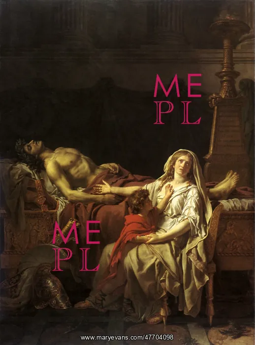 : Andromache Mourning Hector, by Jacques-Louis David : Andromache Mourning Hector, by Jacques-Louis David