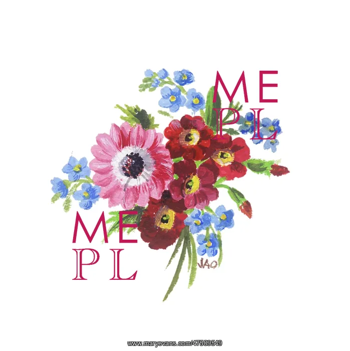 : Anemones, polyanthus and forget-me-nots : Anemones, polyanthus and forget-me-nots