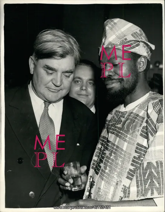 : Aneurin Bevan, Labour MP, at Cripps wedding : Aneurin Bevan, Labour MP, at Cripps wedding