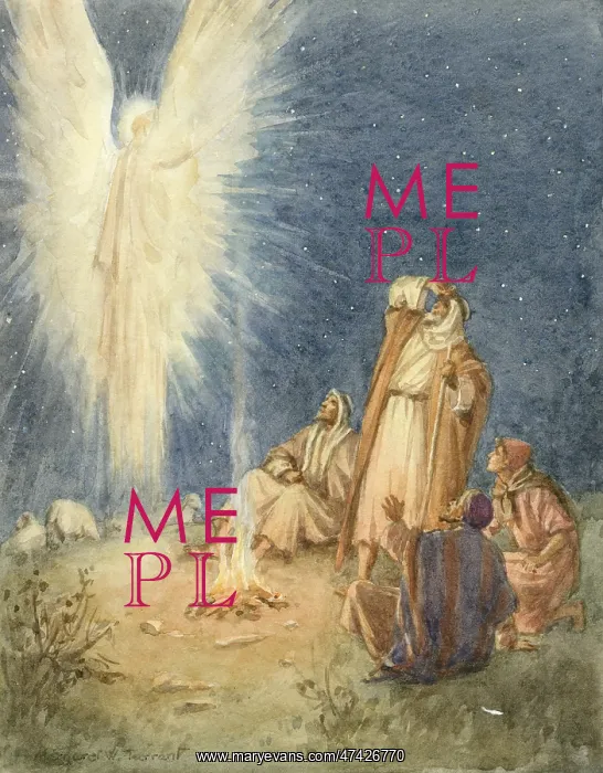 : The Angel appearing to the Shepherds : The Angel appearing to the Shepherds
