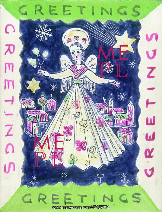  : Angel with city in the background