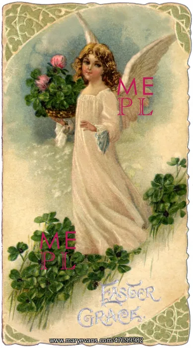  : Angel with Clover