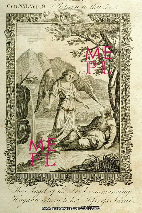 : Angel commanding Hagar to return to Sarah : Angel commanding Hagar to return to Sarah