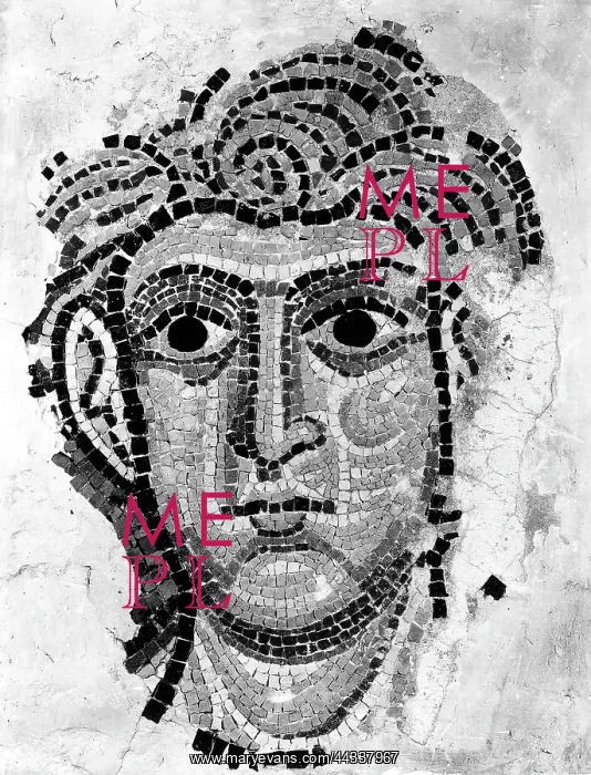 : Angel, fragment of a mosaic : Angel, fragment of a mosaic