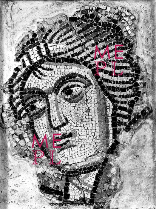: Angel, fragment of a mosaic : Angel, fragment of a mosaic