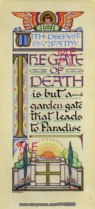 : Angel and Gate - With Deepest Sympathy : Angel and Gate - With Deepest Sympathy