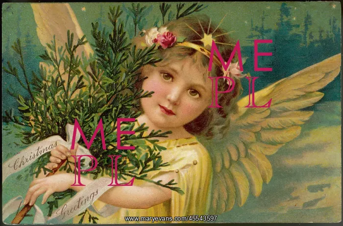  : Angel with Greenery