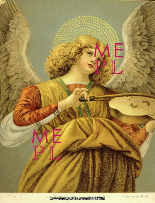  : An Angel Playing the Violin by Melozzo da Forli