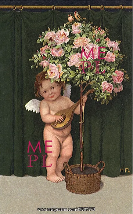 : Angel and Rose Tree : Angel and Rose Tree