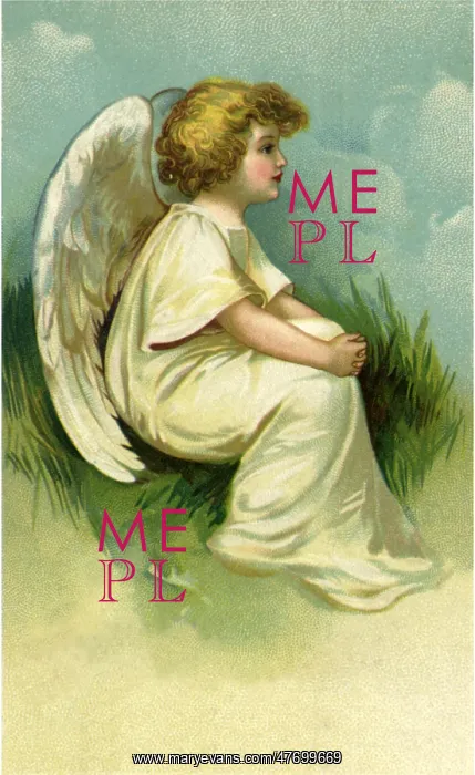  : Angel Sits on Grass