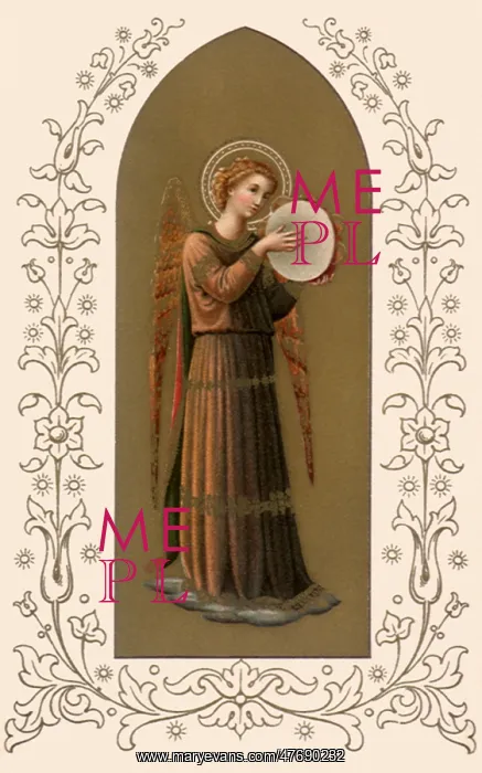  : Angel With Tambourine