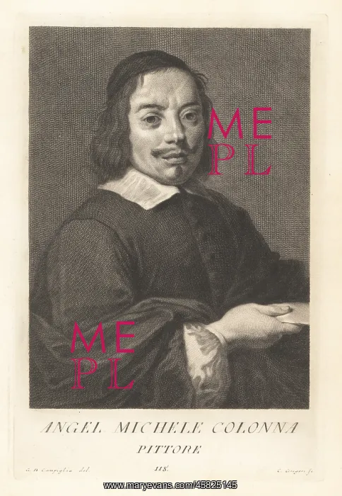 : Angelo Michele Colonna, Italian Baroque painter, 1604-1687 : Angelo Michele Colonna, Italian Baroque painter, 1604-1687