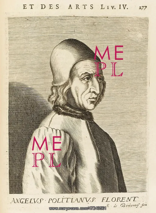  : ANGELO POLIZIANO