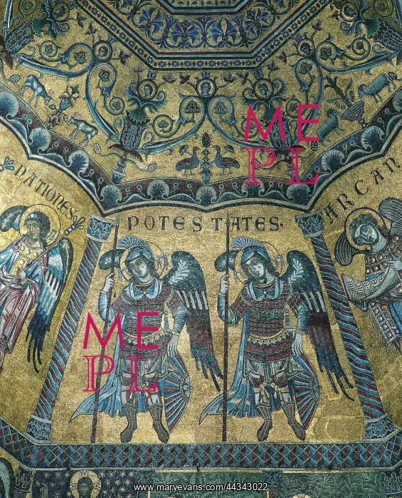 : Angels, detail of the celestial hierarchy : Angels, detail of the celestial hierarchy