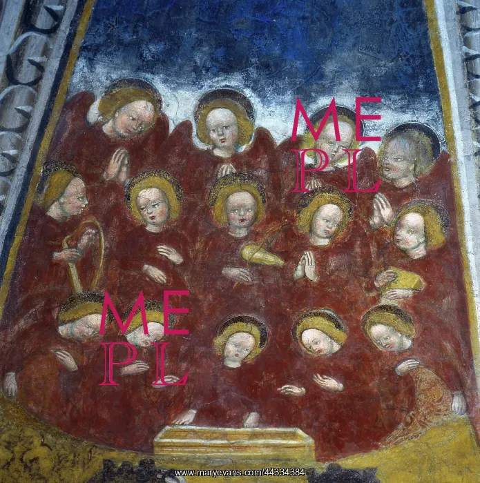 : Angels; fresco by the Circle : Angels; fresco by the Circle