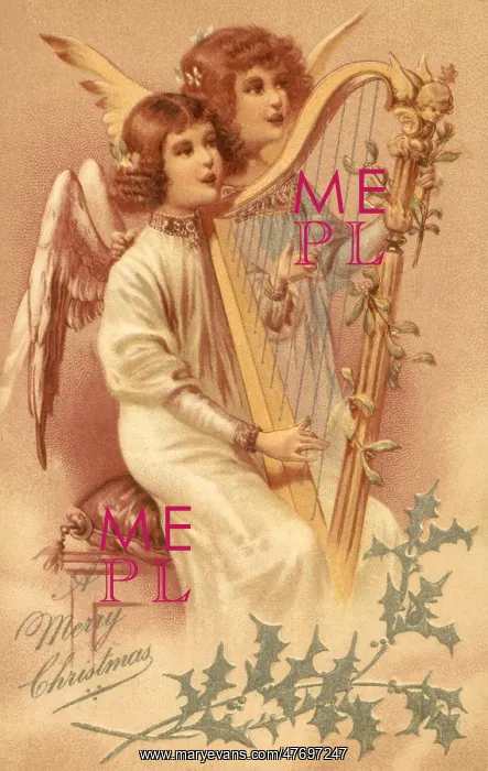 : Angels with Harp, Singing : Angels with Harp, Singing