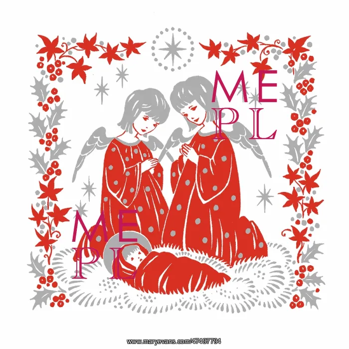  : Two Angels beside the Holy Child
