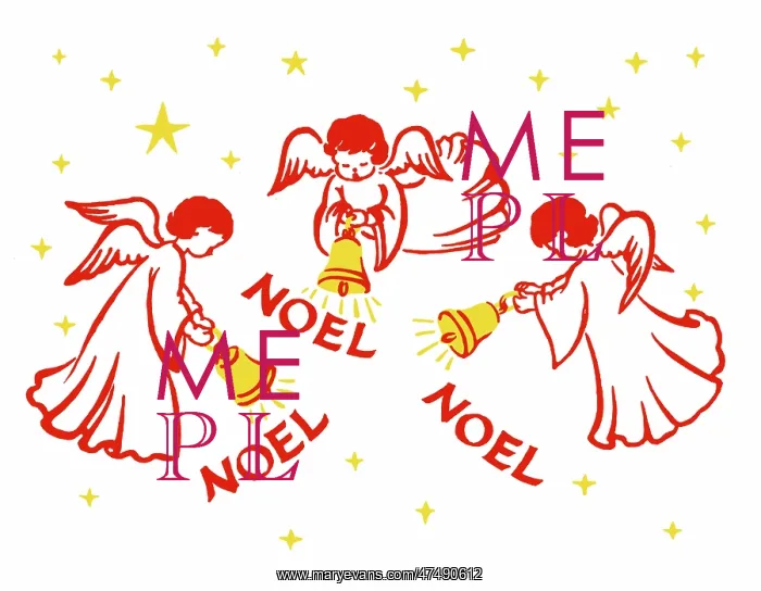 : Three Angels ringing bells : Three Angels ringing bells