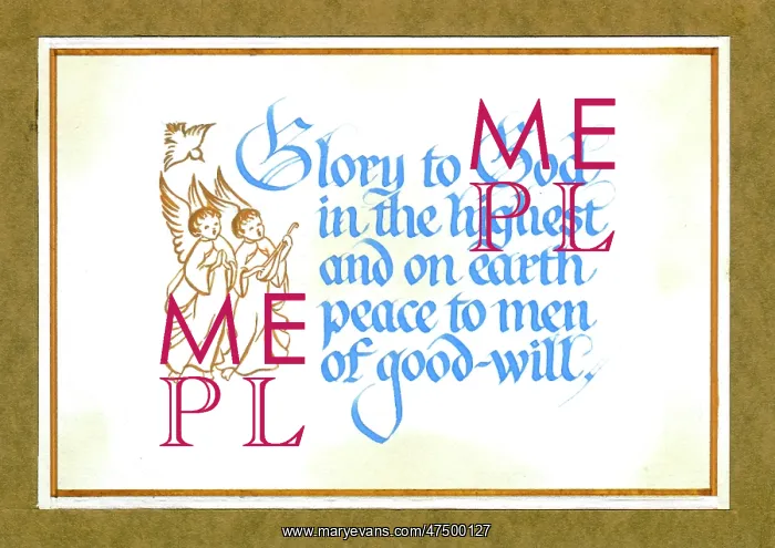 : Angels singing Glory to God in the Highest? : Angels singing Glory to God in the Highest?