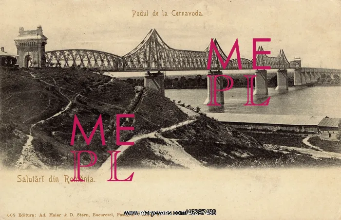 : Anghel Saligny Bridge, Cernavoda, Romania : Anghel Saligny Bridge, Cernavoda, Romania
