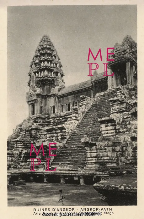  : Angkor Wat, Cambodia - North end of the West Facade