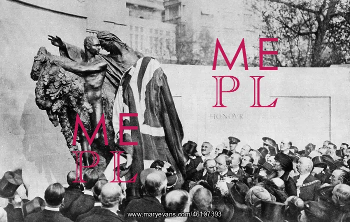 : Anglo-Belgian war memorial unveiled, 1920 : Anglo-Belgian war memorial unveiled, 1920
