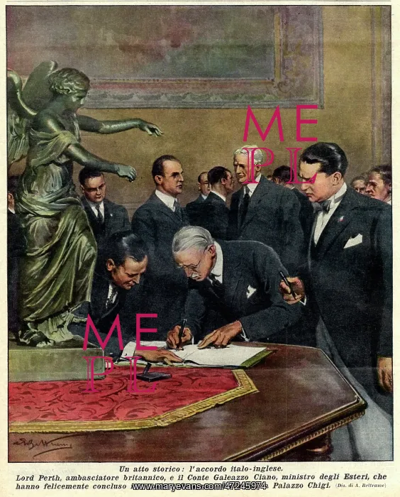 : ANGLO-ITALIAN AGREEMENT : ANGLO-ITALIAN AGREEMENT