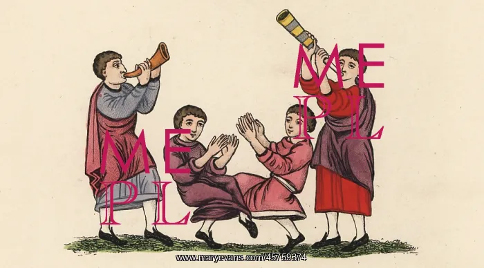 : Anglo-Saxon gleemen performers : Anglo-Saxon gleemen performers