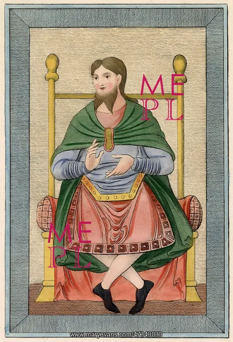 : ANGLO-SAXON MAN OF C8TH : ANGLO-SAXON MAN OF C8TH