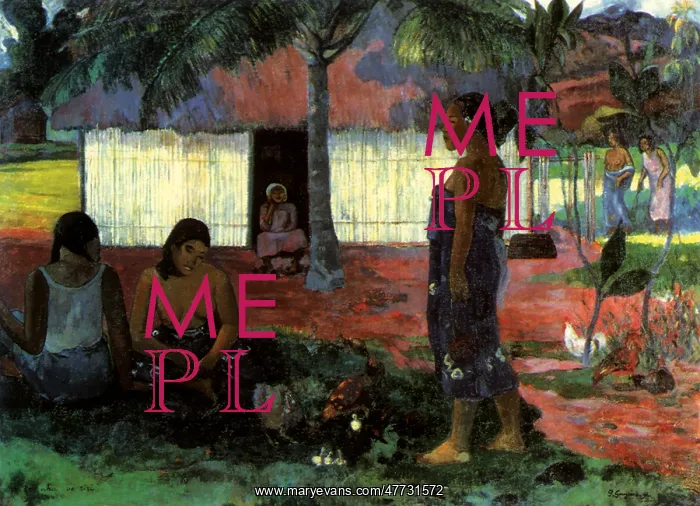  : Why are you Angry? by Gauguin