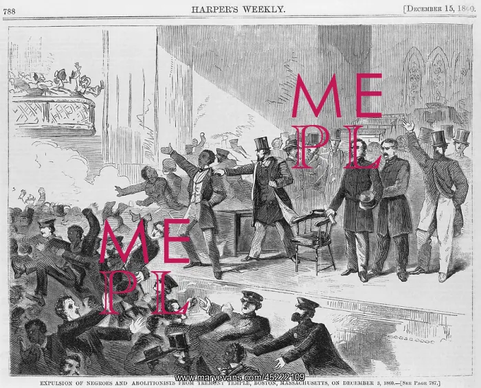 : An angry mob broke up a meeting of the Boston ? : An angry mob broke up a meeting of the Boston ?
