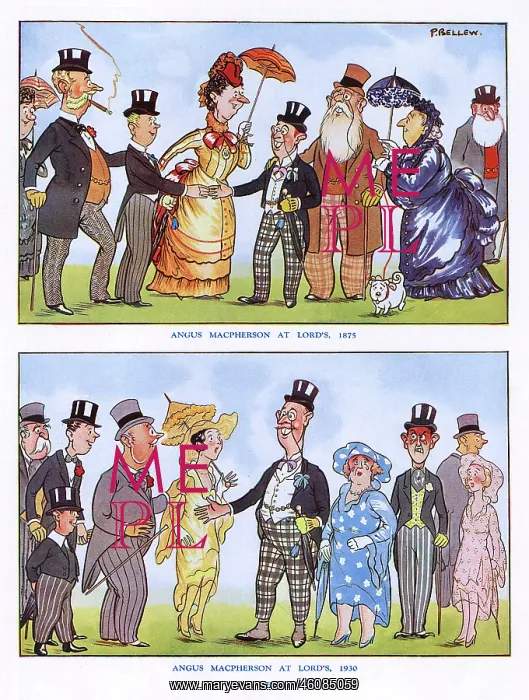 : Angus Macpherson at Lord's - changing fashions : Angus Macpherson at Lord's - changing fashions